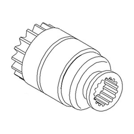 Aftermarket Starter Drive A-167205A-AI